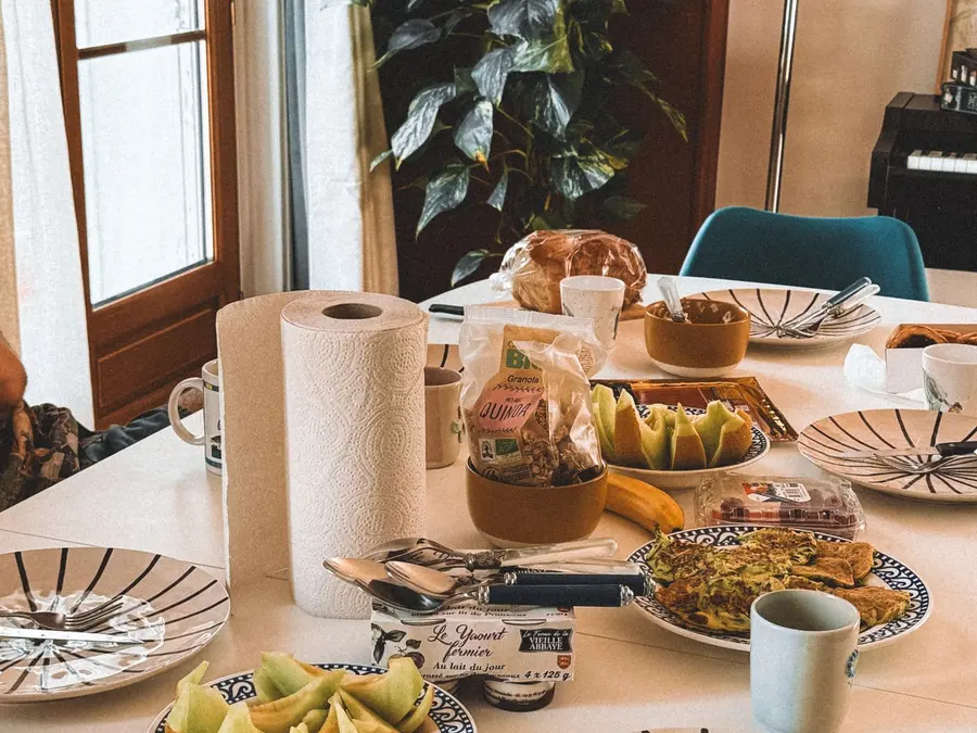 Breakfast on the verandah